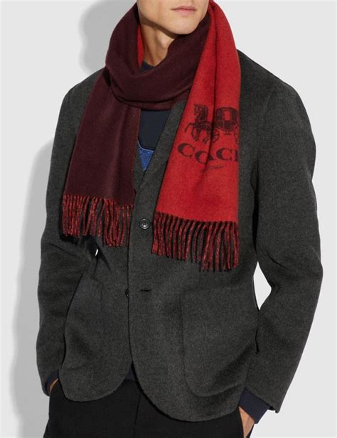 cap coach original|coach scarf men.